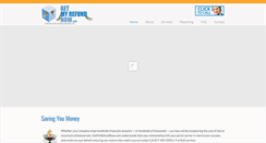 Desktop Screenshot of getmyrefundnow.com